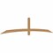 Ekena Millwork Bellingham Timber Gable Bracket, Western Red Cedar, 108"W x 22"H x 1 1/2"D x 3 1/2"F, 5/12 Pitch GBW108X22X0204BEL00SWR - alternate 5